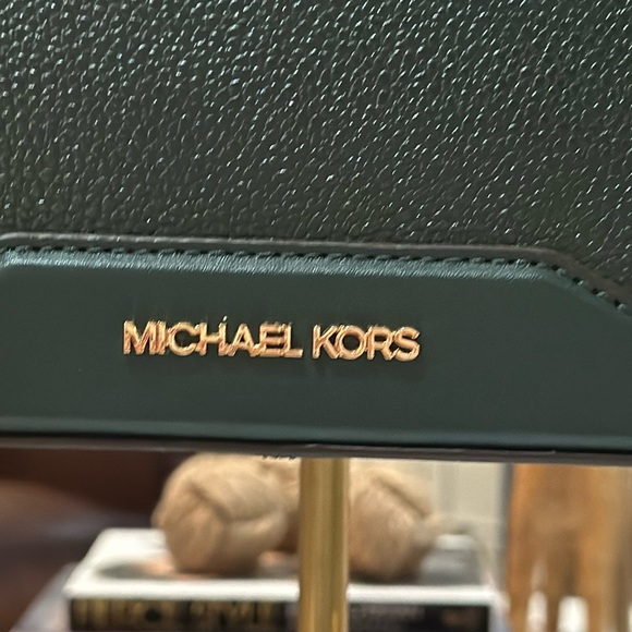 MICHAEL Michael Kors Jessie Large Tote Satchel in Racing Green, BNWT - Picture 8 of 16
